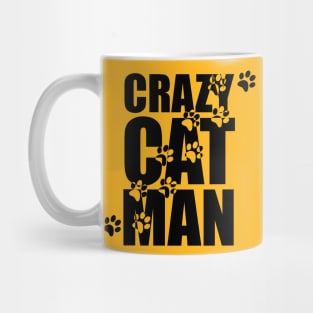 Crazy Cat Man (Light) Mug